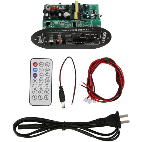 Module Amplificateur Audio Voiture Double Canal Intégré Bluetooth 30-150W (Prise CN 220V)