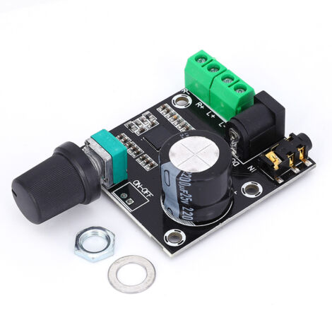 Module Amplificateur Numérique 2 Canaux PAM8610, Carte Haute Puissance 12V avec Potentiomètre