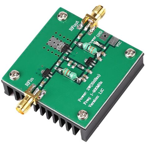 Module Amplificateur RF 2W 930MHz pour Transmission Radio FM HF VHF Large Bande
