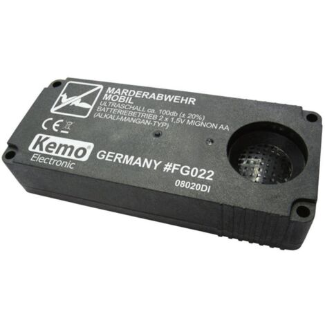 Module anti-martres à ultrason FG022 – Répulsif efficace jusqu'à 55 m² – 100 dB – Pour véhicules et garages – Kemo - D97795