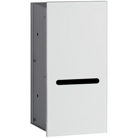 Module armoire papier toilette 2.0. gauche UP. 346mm. sans cadre EB. alu/noir