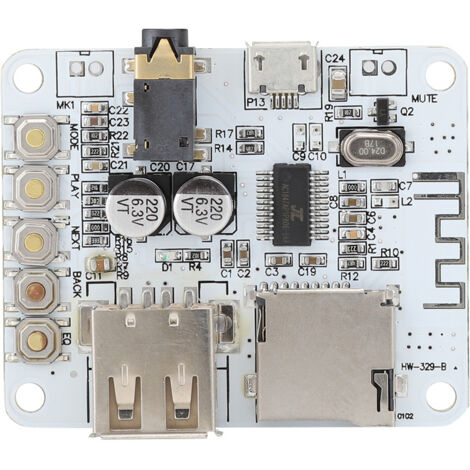 Module Audio Bluetooth HW-3298 avec Récepteur MP3, USB et Carte TF - Amplificateur Intégré