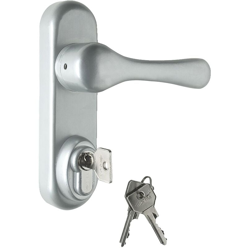 Module béquille demi-tour cylindre européen argent Bricard 2007704