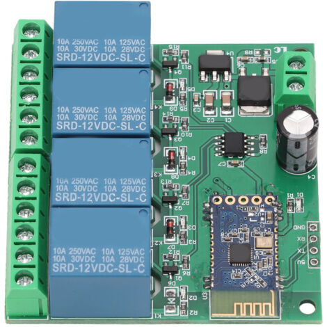 Module Bluetooth 4 Canaux pour Maison Intelligente, Télécommande à Distance avec Haute Anti-Interférence DC 12V
