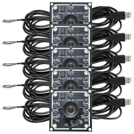 Module caméra 100° (5 pièces) avec câble de 3 mètres pour WinXP/7/8/10 - Voir image