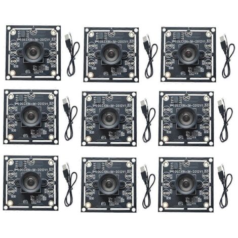 Module caméra 9PCS 100 degrés 1MP OV9732 1280x720 30fps Caméra USB