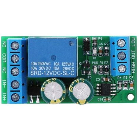 Module Capteur Détection du Niveau Liquide Automatique 12 V Interrupteur Capteur Niveau d'eau pour Aquarium