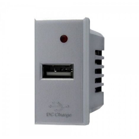 Module Caricatore Presa Usb 5v 2,1a Compatible Bticino Axolute