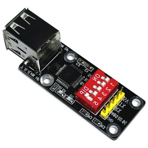 Module clavier, souris, lecteur de codes-barres vers port série HID vers port série CH9350, synchroniseur d'extension KVM
