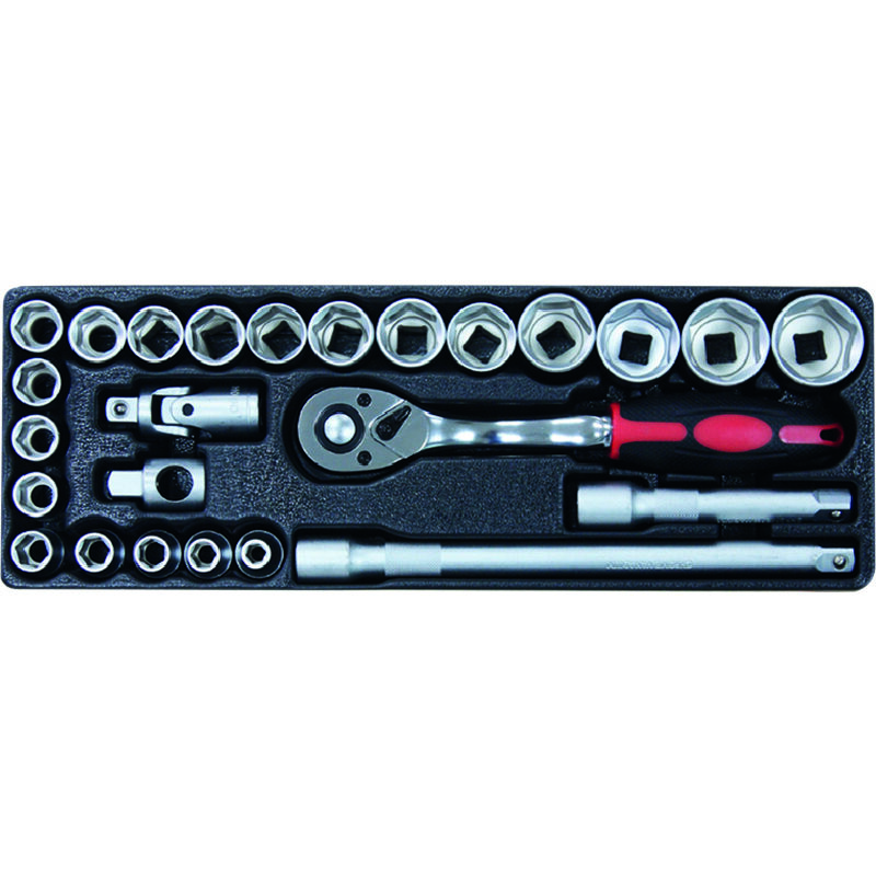 Module servante clés à cliquet et rallonges avec outils Stilker S09302