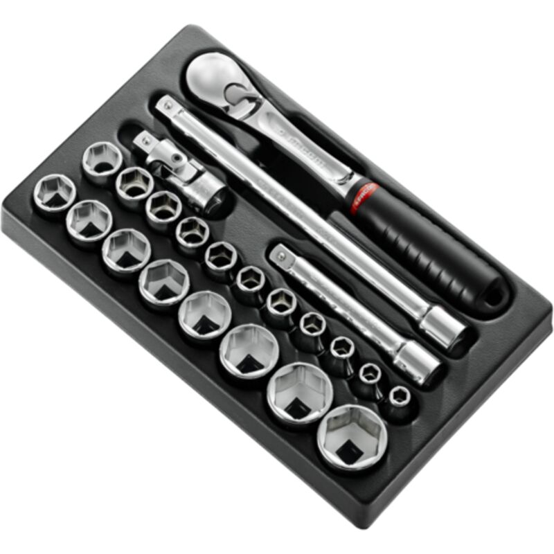 Facom Module Douilles 12 6 pans métriques 23 pièces