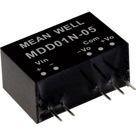 Module convertisseur CC/CC Mean Well MDD01N-15 Nbr. de sorties: 2 x 34 mA 1 W 1 pc(s) Q128532