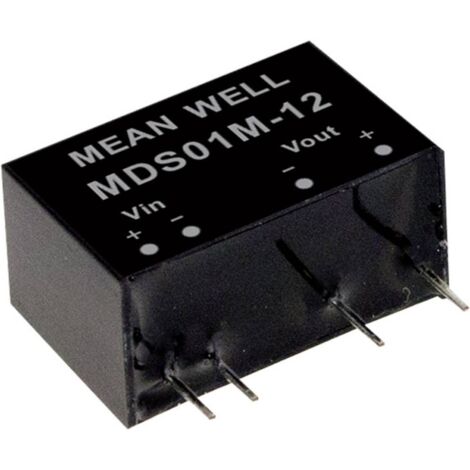 Module convertisseur CC/CC Mean Well MDS01N-12 Nbr. de sorties: 1 x 84 mA 1 W 1 pc(s) Q128592