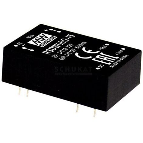 Module convertisseur CC/CC Mean Well RSDW08F-03 Nbr. de sorties: 1 x 2 A 8 W 1 pc(s) Q121002