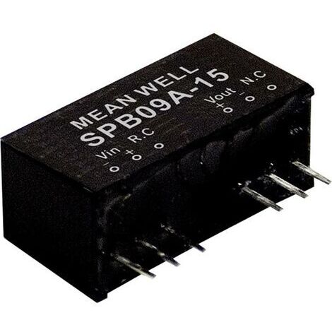 Module convertisseur CC/CC Mean Well SPB09A-15 Nbr. de sorties: 1 x 600 mA 9 W 1 pc(s) Q121302