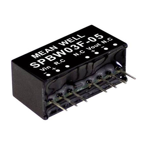 MODULE CONVERTISSEUR CC/CC MEAN WELL SPBW03F-03 NBR. DE SORTIES: 1 X 700 MA 3 W 1 PC(S)