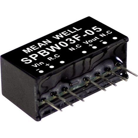 Module convertisseur CC/CC Mean Well SPBW03F-03 Nbr. de sorties: 1 x 700 mA 3 W 1 pc(s) Q121952