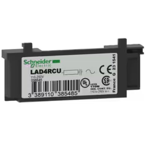 Module d antiparasitage circuit RC 110 à 240 V CA - LAD4RCU