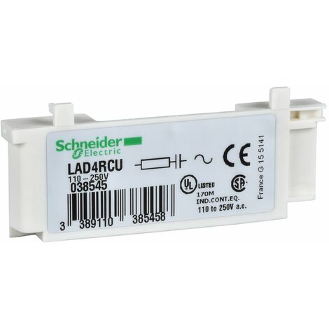 Module d antiparasitage circuit RC 24 à 48 V CA - LAD4RCE