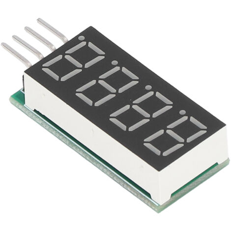 Module d'affichage numérique 7 segments 4 chiffres avec interface I2C, tube LED DM43B04, compatible 5V/3.3V