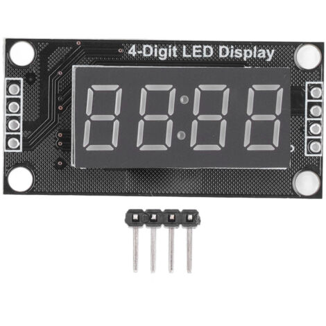 Module d'affichage numérique LED 0.36 pouces 4 chiffres 7 segments TM1637 pour horloge et compteur