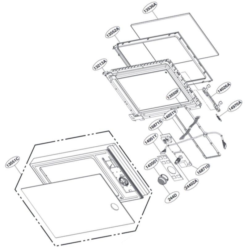 LG - Module d'affichage repère 16871S