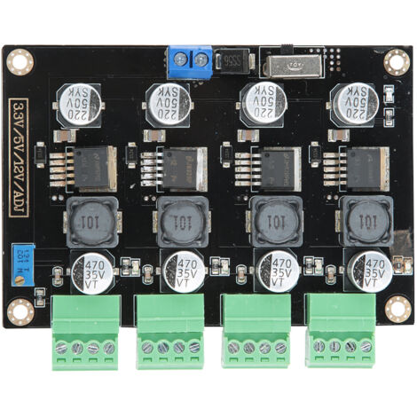 Module d'alimentation à découpage multi-canaux avec sorties réglables 3.3V 5V 12V ADJ - Convertisseur abaisseur