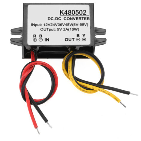 Module d'alimentation DC-DC 5V 2A pour systèmes 12V, 24V, 36V, 48V