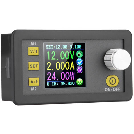 Module d'alimentation DC programmable DPS5005, affichage LCD couleur, convertisseur abaisseur réglable de précision.