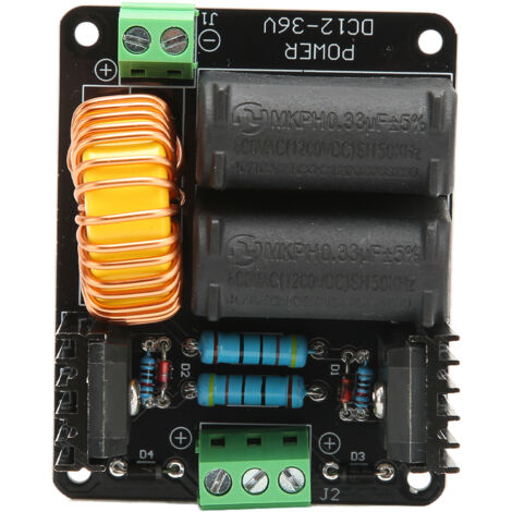 Module d'alimentation haute tension ZVS avec bobine pour transmission sans fil - Électronique à monter soi-même
