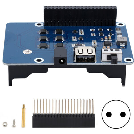 Module d'Alimentation UPS 5V avec Batterie Lithium pour Raspberry Pi, Carte d'Extension 100-240V