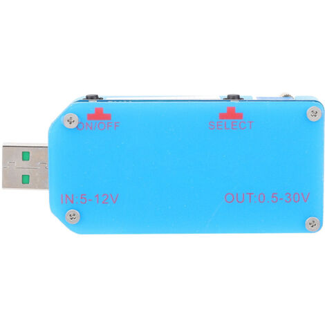 Module d'alimentation USB variable 0.5-30V 2A, convertisseur boost 5-12V vers 30V, 15W pour projets électroniques
