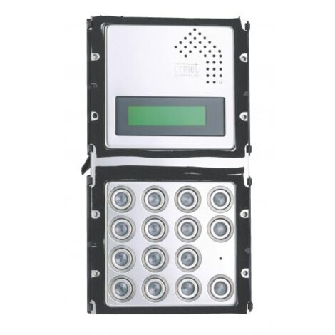 Module dble ksteel défilement +clavier bi URMET 1072/14
