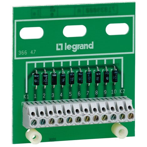 module de 10 diodes anode commune - legrand osmoz - 036649