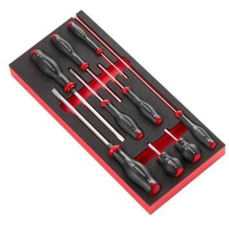 Facom Module mousse de clés mixtes 440 grandes dimensions pour servante XL - MODM.440-2PB Noir - vue 3
