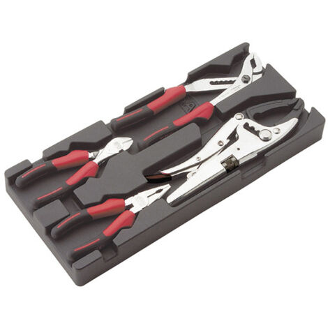 Module de 4 pinces chromées polies SAM OUTILLAGE P13 J4M