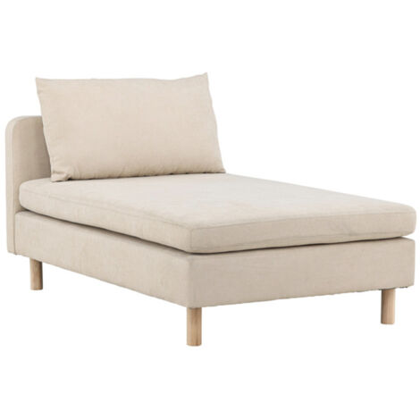 Module de Canapé Méridienne "Zero" 152cm Beige
