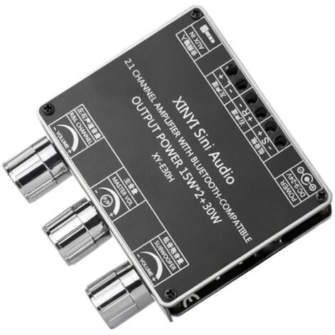Module de carte amplificateur de puissance audio Bluetooth XY-E30H 2.1 canaux