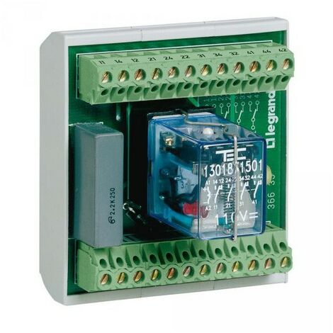 module de centralisation et report défaut - 9 entrées - legrand 036635