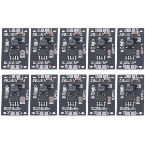 Module de charge 6S pour batteries NiMH NiCd, 10Pcs carte boost de recharge avec élévateur de tension