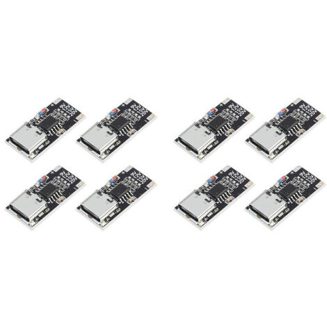 Module de charge rapide USB-C PD (8 pièces) avec carte de déclenchement PD/QC et module d'amplification de puissance (Power Delivery) vers 12 V.
