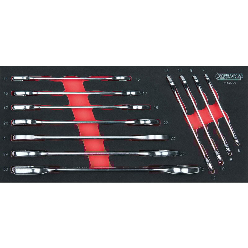 Kstools - ks Tools - Module de clés à fourches, 11 pièces - 713.2020