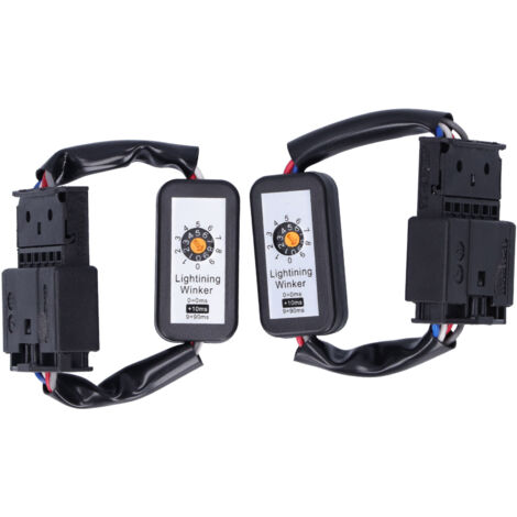 Module de Clignotant Dynamique Unique pour X5, Installation Plug and Play Facile avec Niveaux de Retard Réglables, pour les Amateurs de Modification de Voiture.
