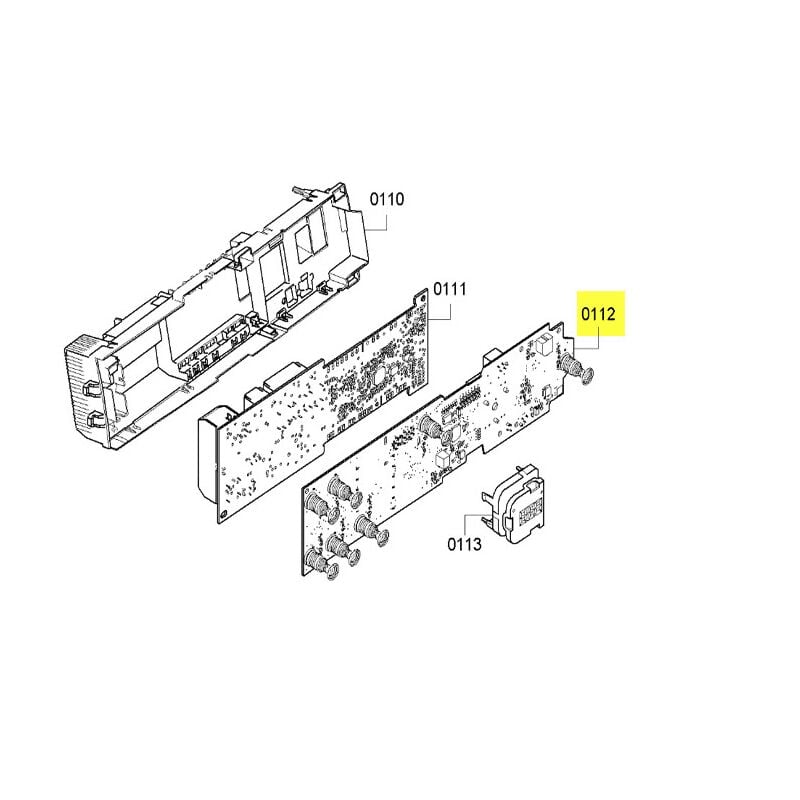Module de commande pour lave linge Bosch 00658648