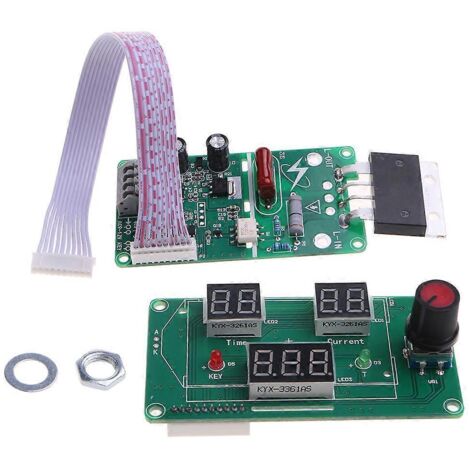 Module de commande de soudeuse par points numérique LCD avec encodeur à impulsion unique 100 A/40 A (DIY-100A)
