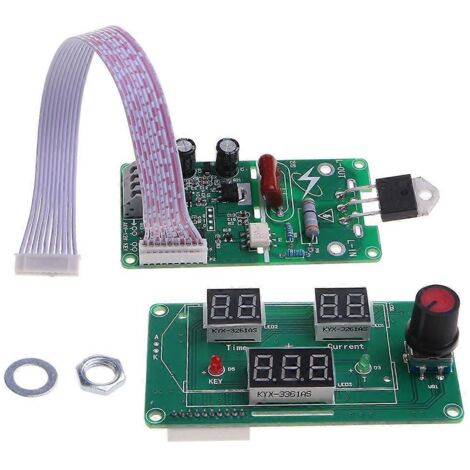 Module de commande de soudeuse par points numérique LCD avec encodeur à impulsion unique 100 A/40 A (DIY-40A)