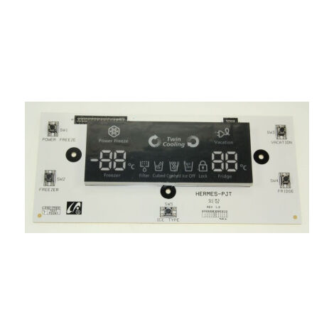 Module de commande et affichage pour réfrigérateur et congélateur – Compatible avec modèles Samsung DA41-00455B – Interface utilisateur intuitive