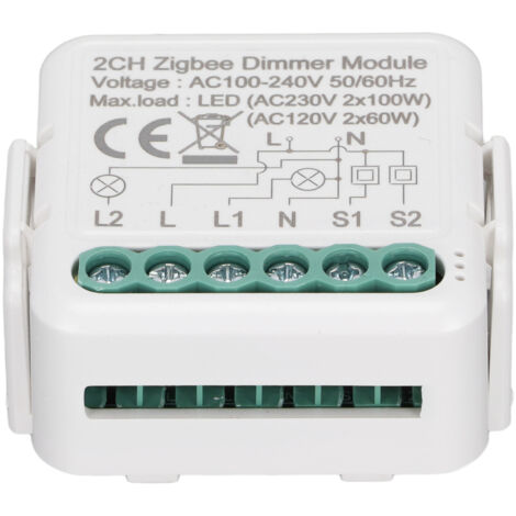 Module de Commande Intelligente WiFi pour Appareils Électriques, Interrupteur Sans Fil ZigBee AC 100‑240V