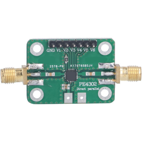 Module de Commande Numérique RF PE4302, Mode Parallèle/Série, 1MHz‑4GHz, 3.3V, 6 Bits, Atténuateur Haute Fréquence