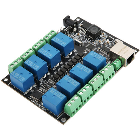 Module de Commande PLC avec Relais Réseau RJ45, 8 Canaux, Accessoire Industriel NC-1000 pour Télécommande WiFi